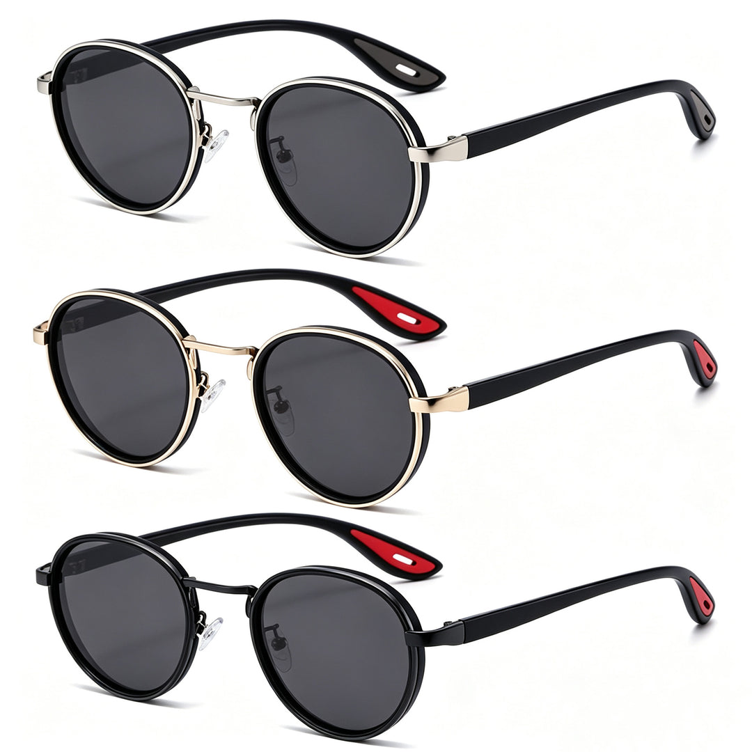 Vintage Rundrahmen Sonnenbrille Karnz