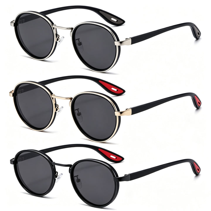 Vintage Rundrahmen Sonnenbrille Karnz