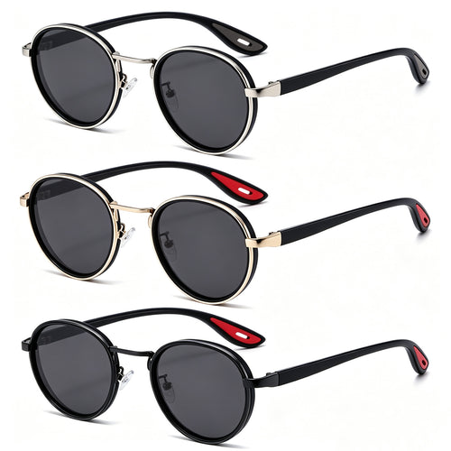 Vintage Rundrahmen Sonnenbrille Karnz