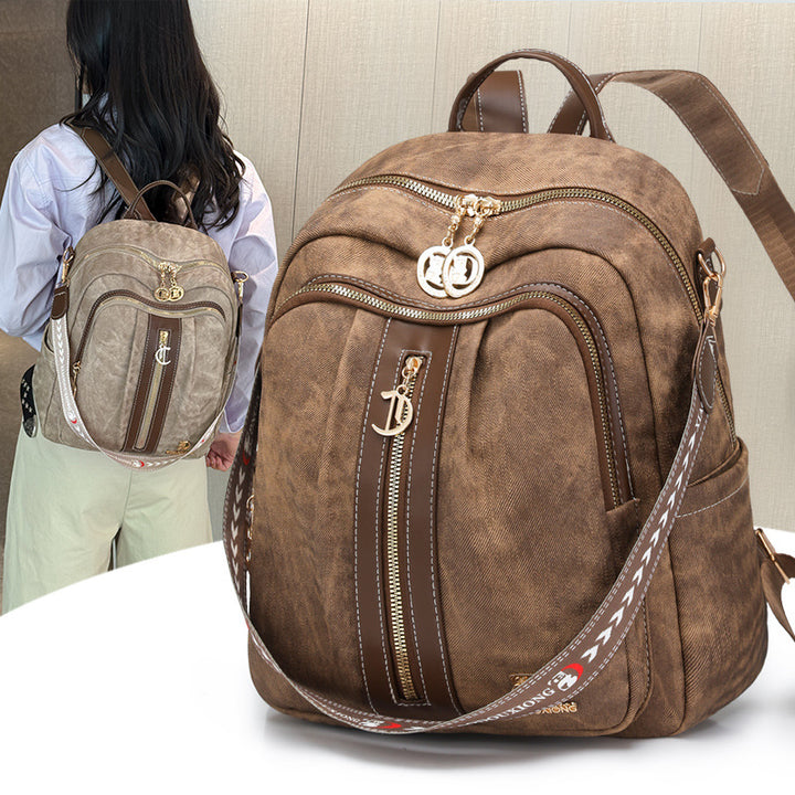 Vintage Leder Rucksack Karnz