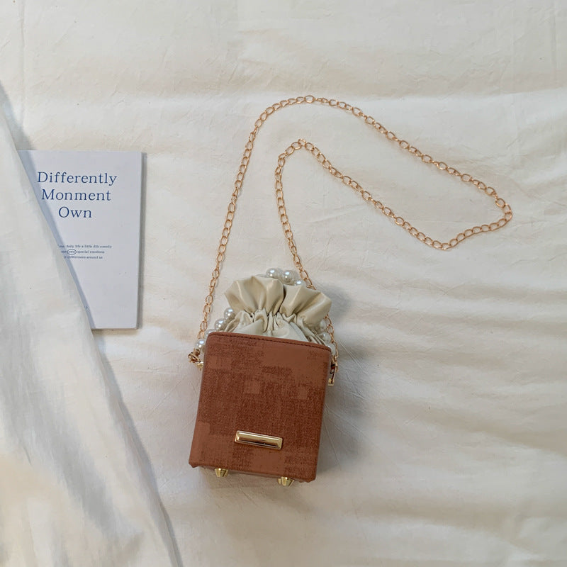 Mini Zugband-Handtasche