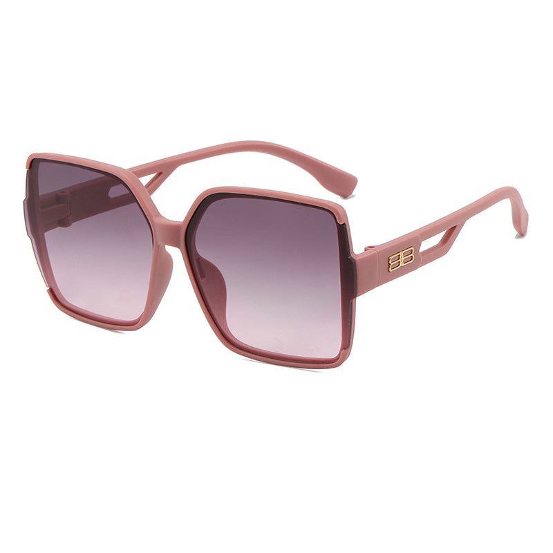 Damen Oversized Sonnenbrille mit markantem eckigem Design Karnz