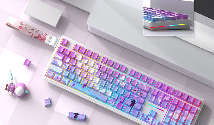 Gasket-Montierte RGB Mechanische Tastatur Karnz
