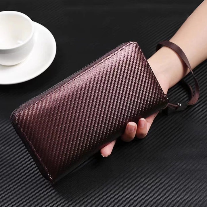 RFID-blockierende Leder-Brieftasche Karnz