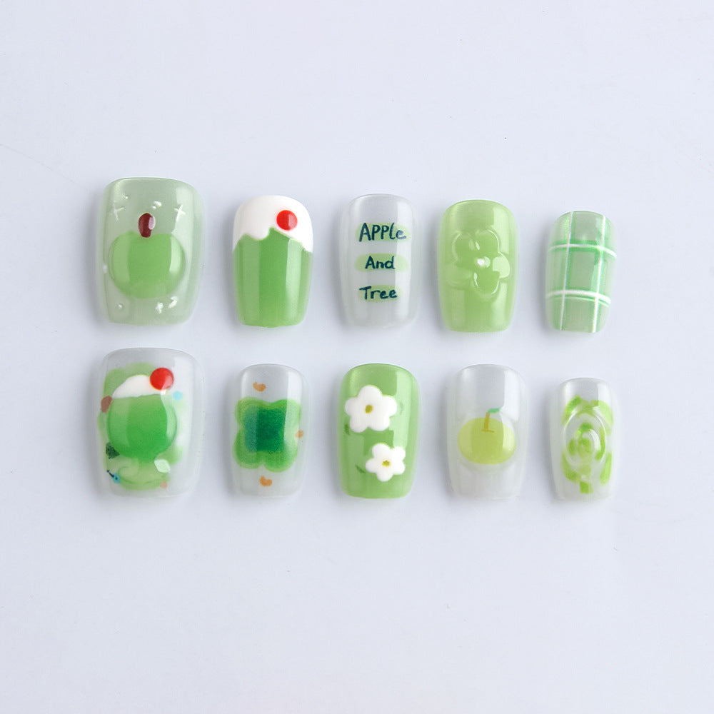 Kreative Themen Press-On Nagelkunst Karnz