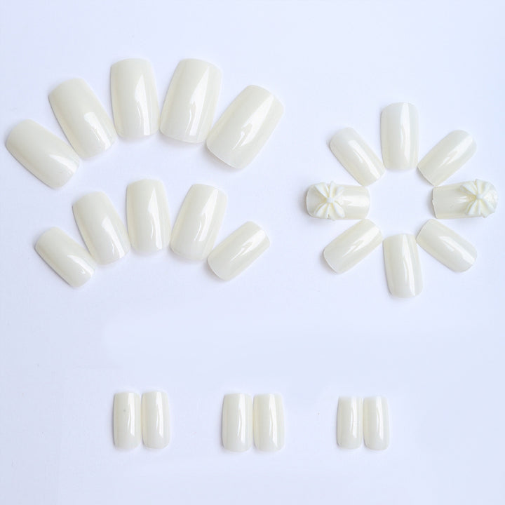 Künstliche Fingernägel mit Elegantem 3D Schleifen-Design Karnz