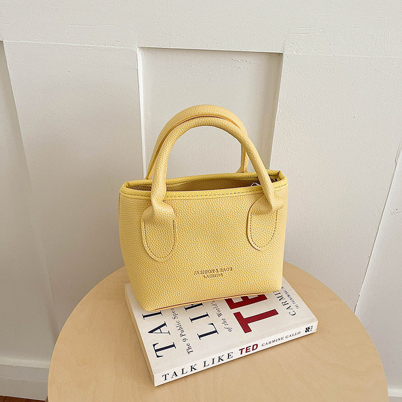 Premium Texturiertes Leder Handtasche