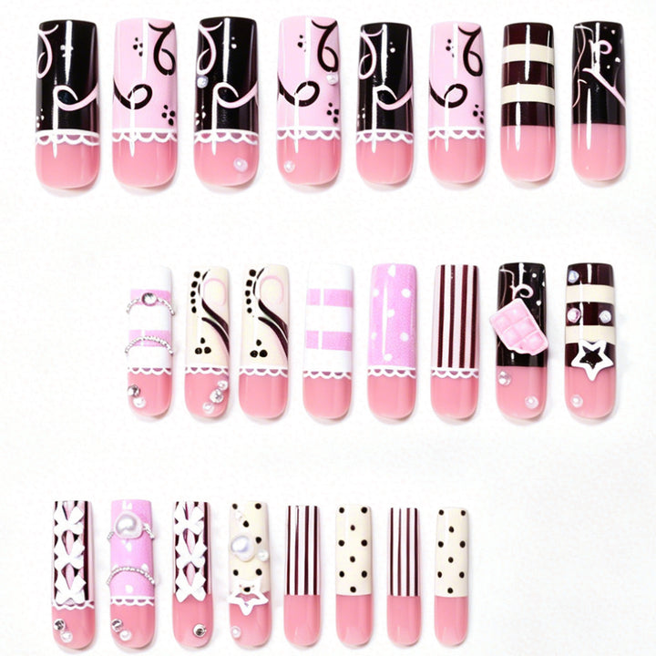 Künstlerisches Statement Press-On Nageldesign Karnz