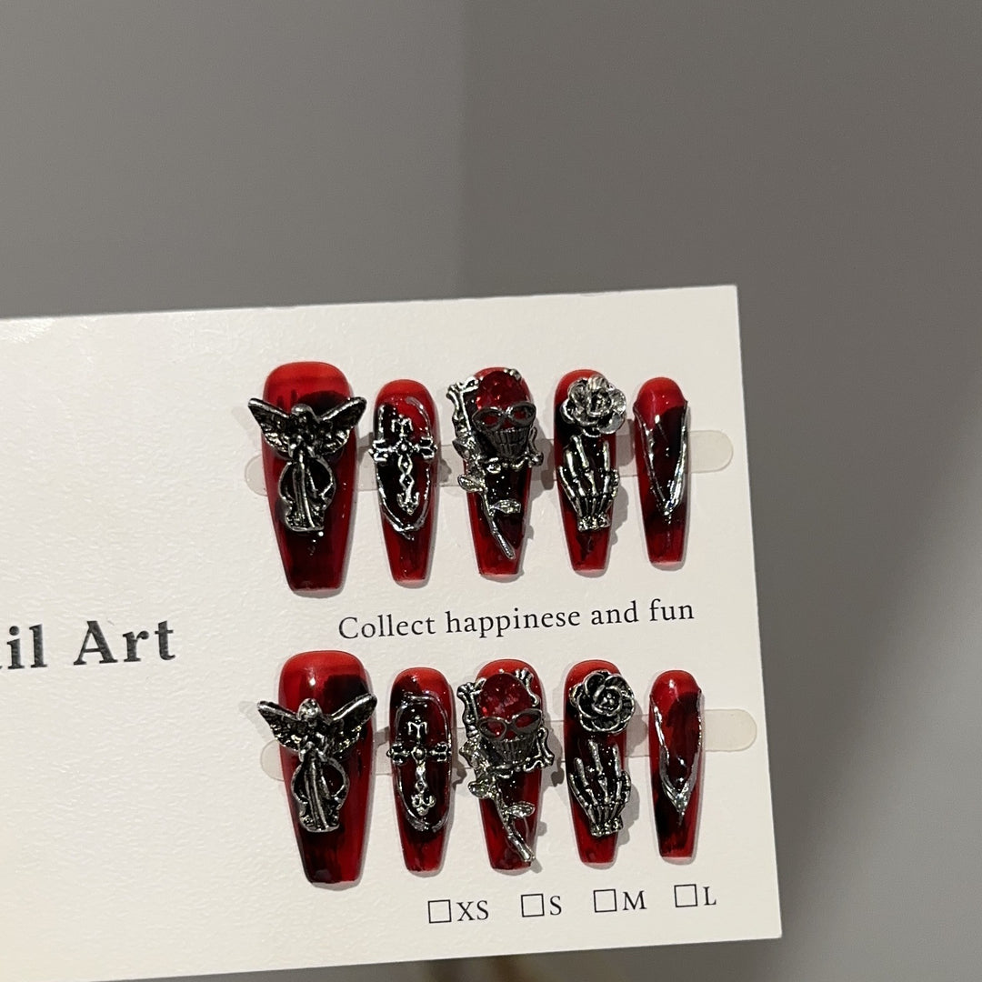 Gothic-Themen Press-On Nagelset