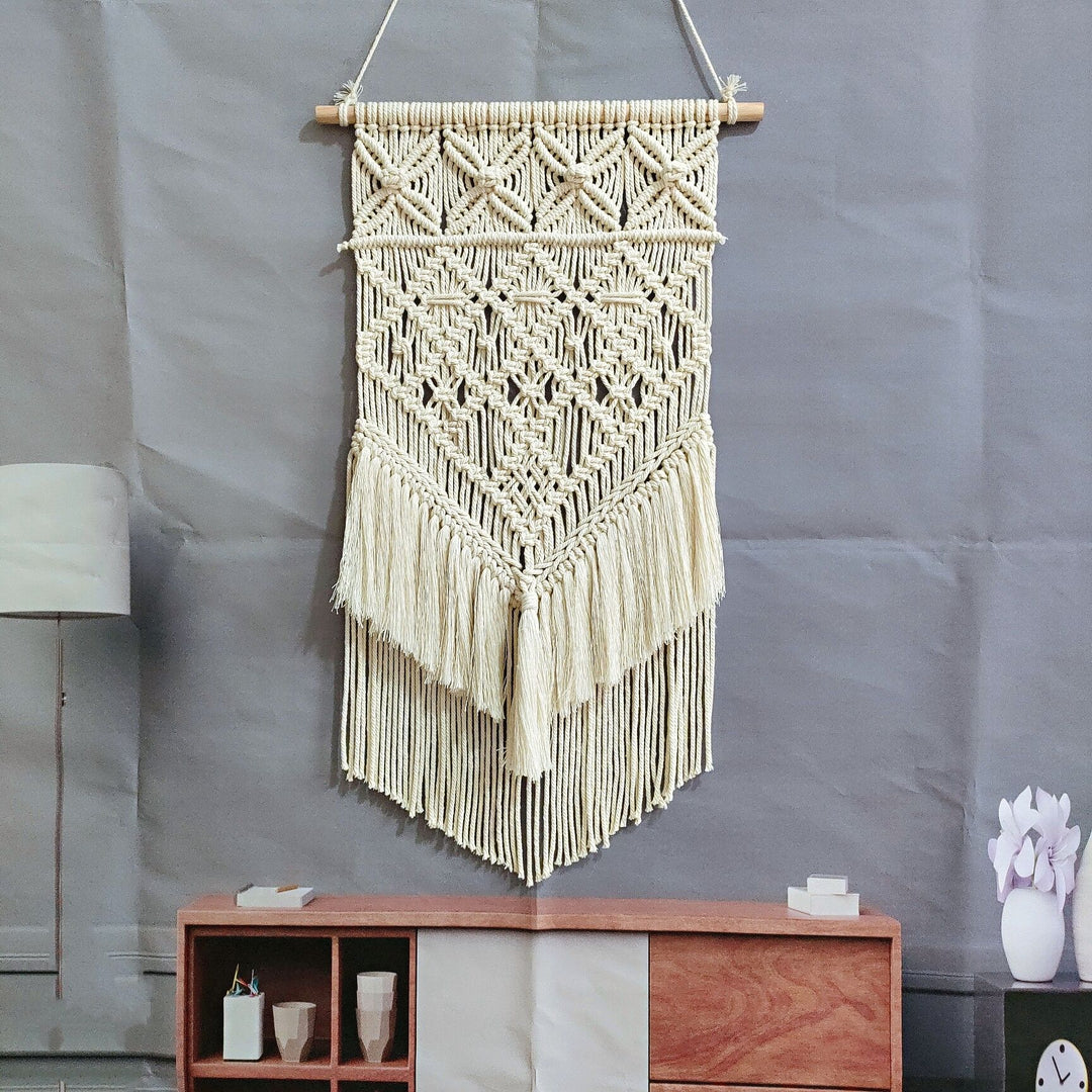Artisan Macrame Wandteppich Karnz