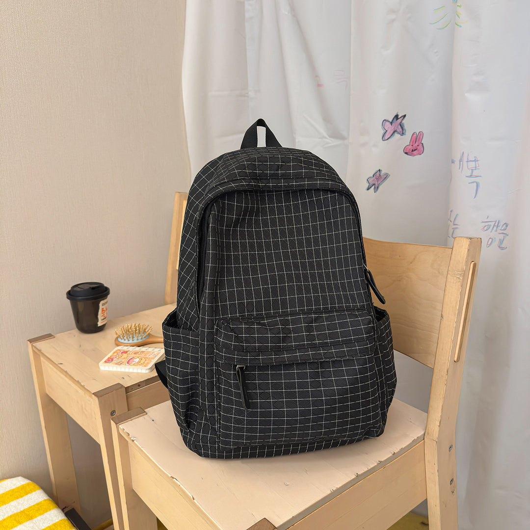 Casual Karierter Rucksack Karnz