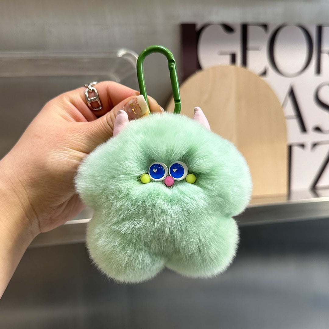 Flauschige Charakter Schlüsselanhänger Charm Karnz