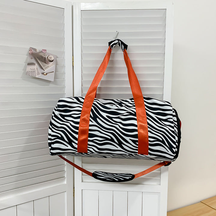 Modische Zebra Muster Sport Duffle Bag Karnz