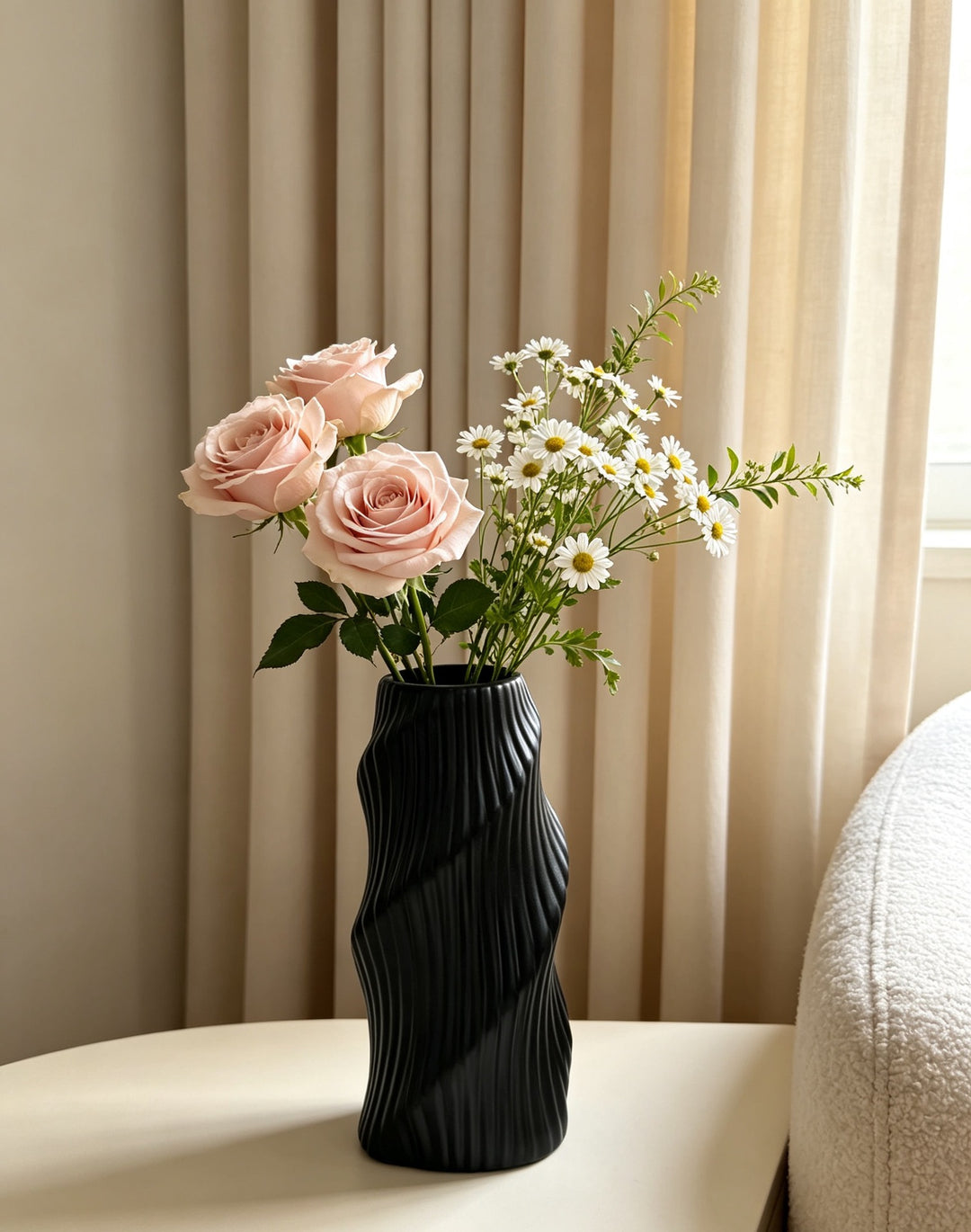 Abstract Textured Decorative Vase Karnz