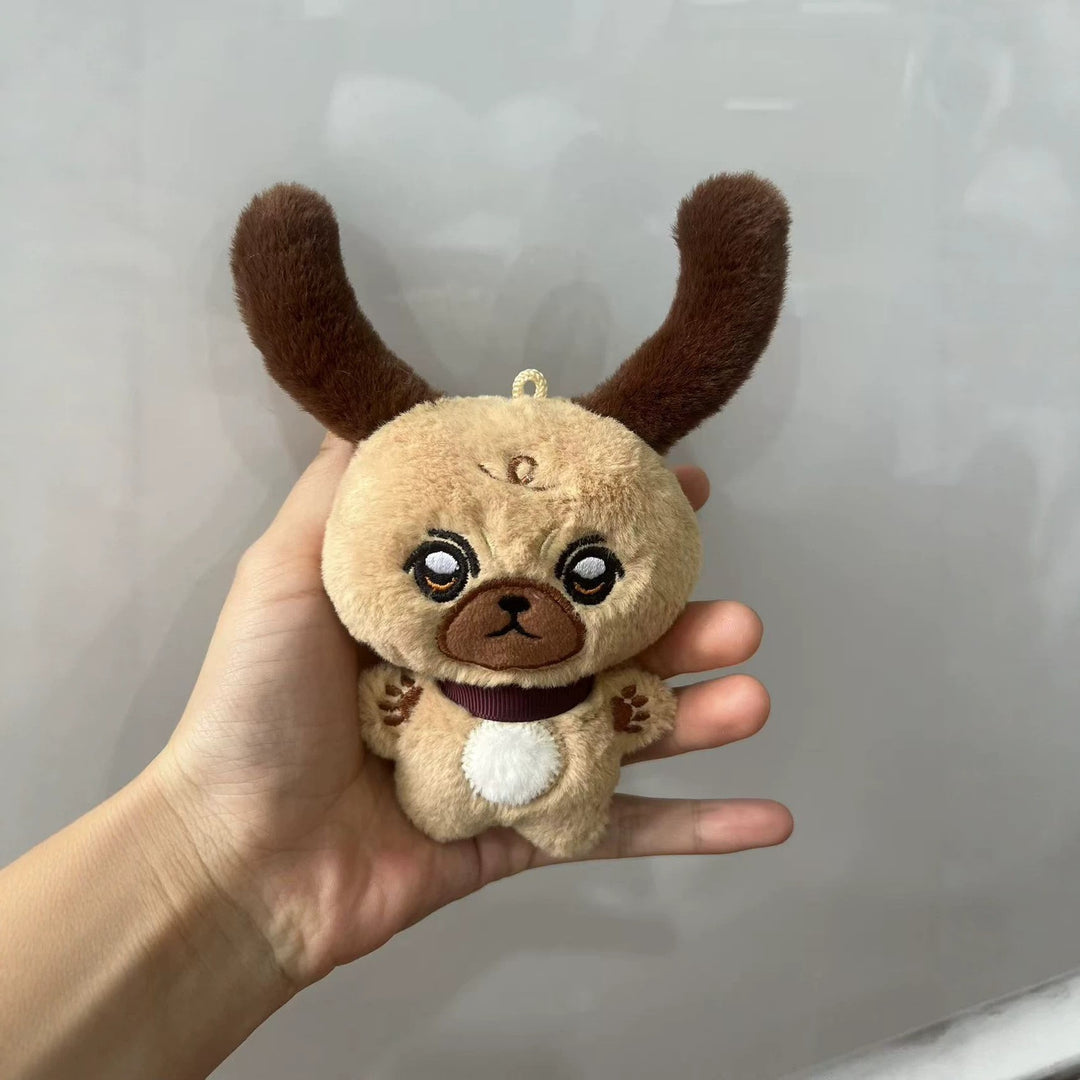 Micro Cuddly Plush Puppy Pocket Pal mit schlappen Ohren Karnz