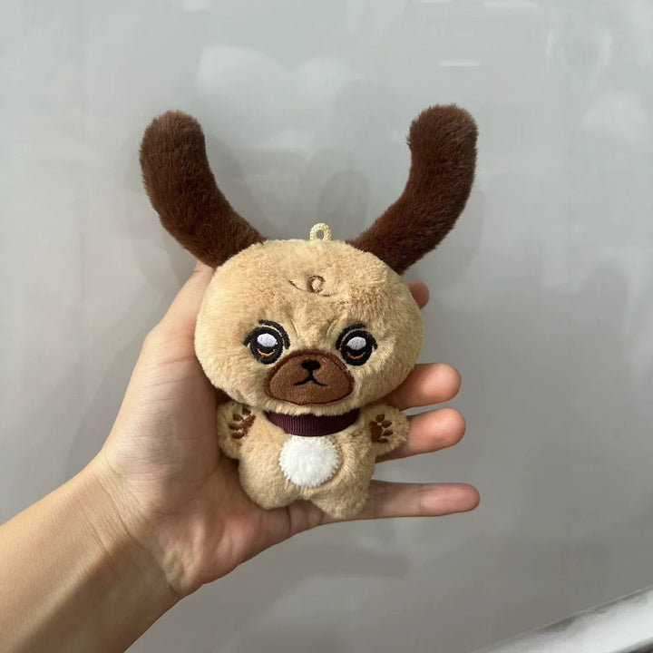 Micro Cuddly Plush Puppy Pocket Pal mit schlappen Ohren Karnz