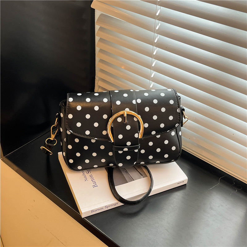 WoStylish Polka Dot Umhängetasche Karnz