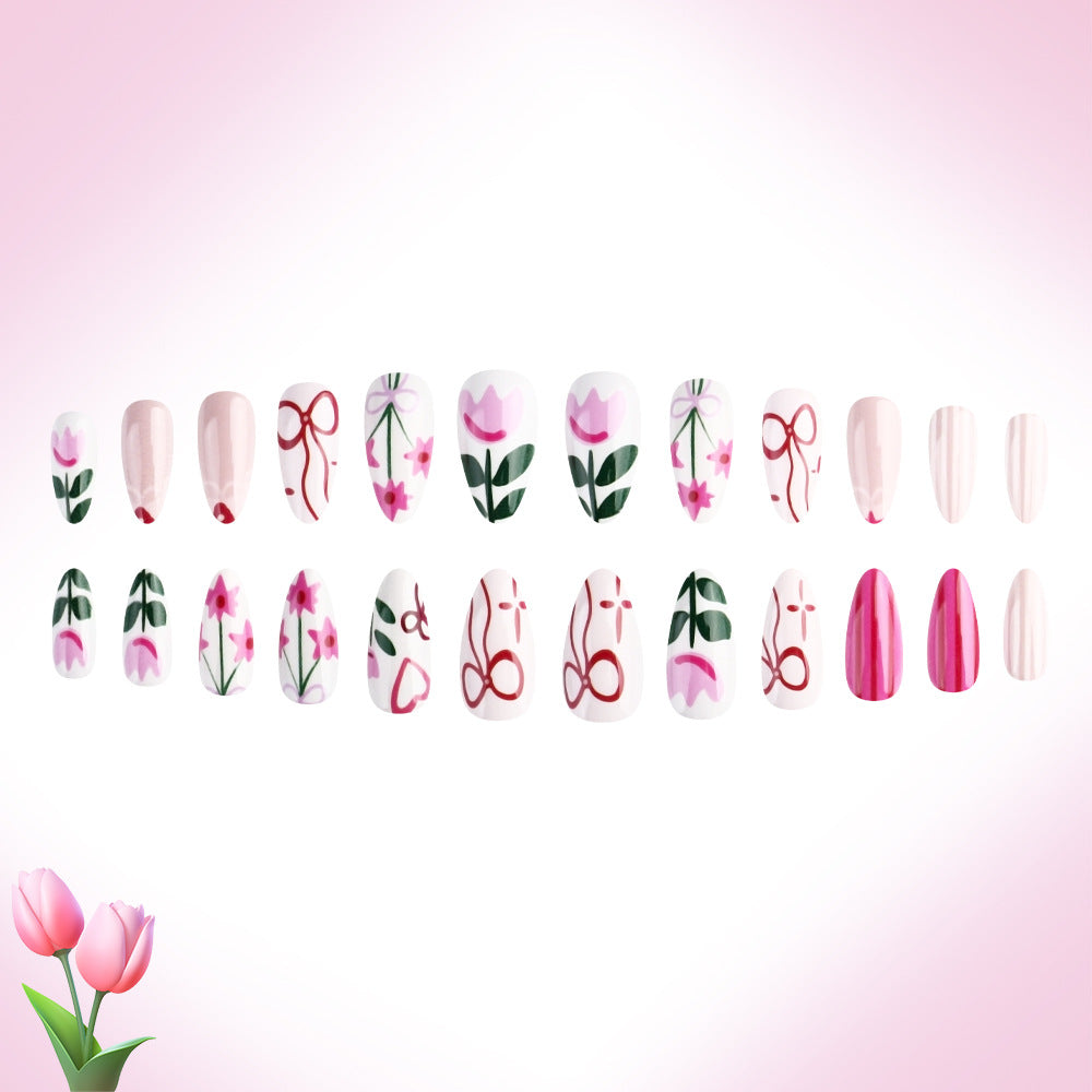 Floral Dekorative Nagelkunst Karnz