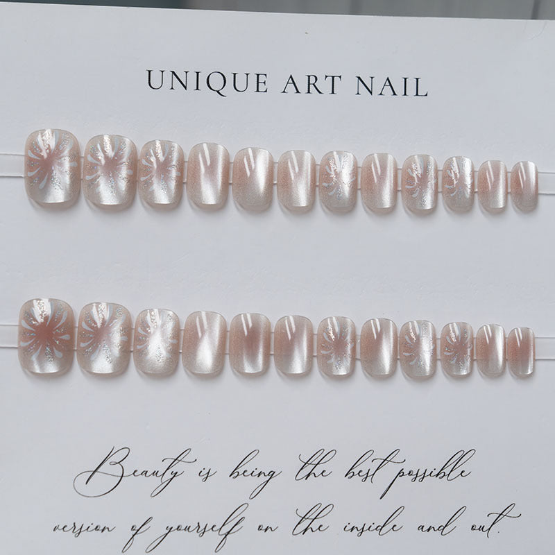 Elegante florale Design Drucknägel