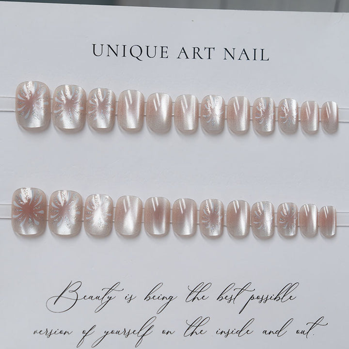 Elegante florale Design Drucknägel