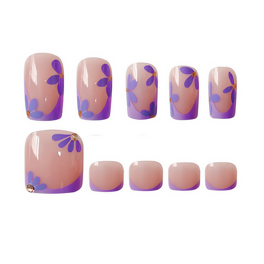 Künstlerisches Nagelkunst-Set mit glänzendem Finish Karnz