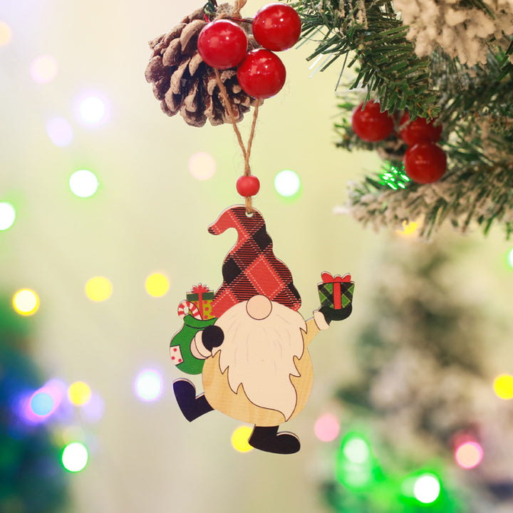 Dekorative Weihnachtsgnom Anhänger Karnz