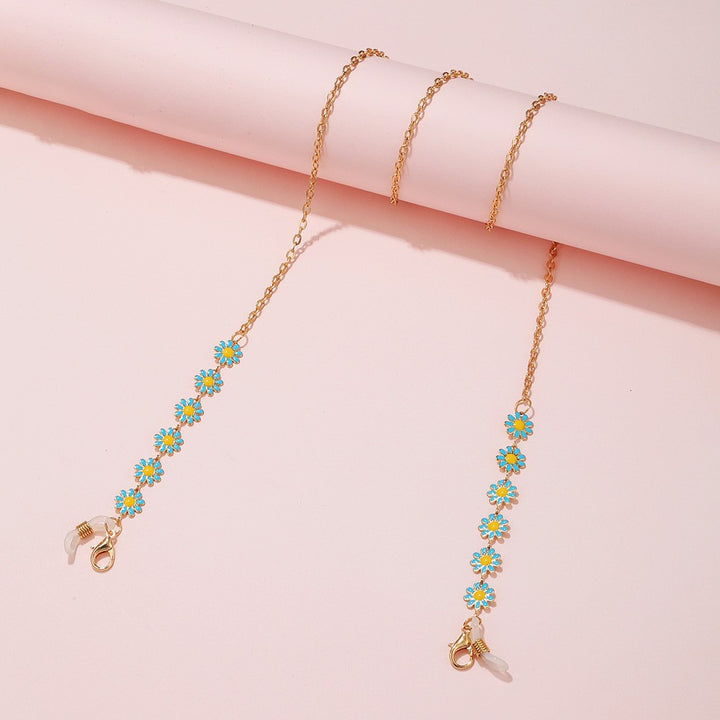 Floral Charm Brillen Kette Karnz