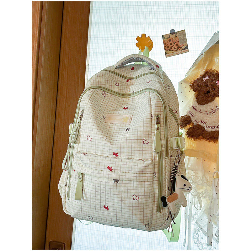Gepunktetes Muster Rucksack