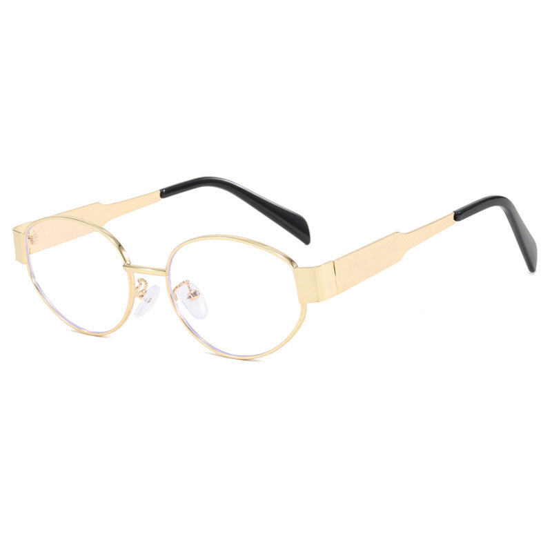 Modische Übergroße Sonnenbrille mit Metallrahmen Karnz