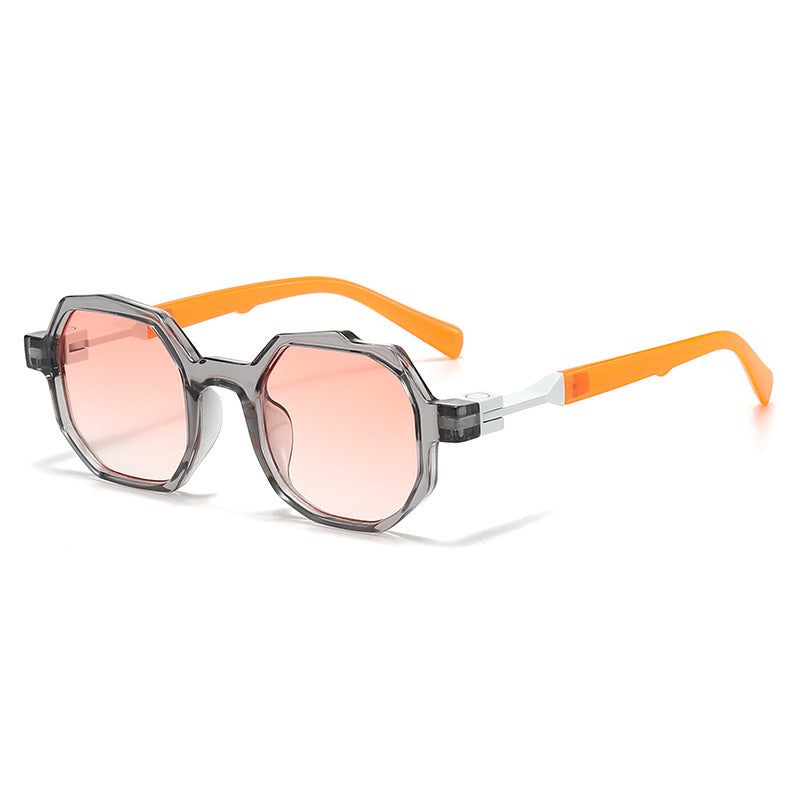 Damen stilvolle geometrische Sonnenbrille Karnz