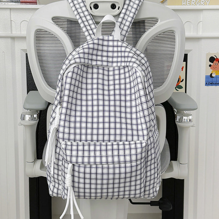 Funktionaler Kariert Rucksack