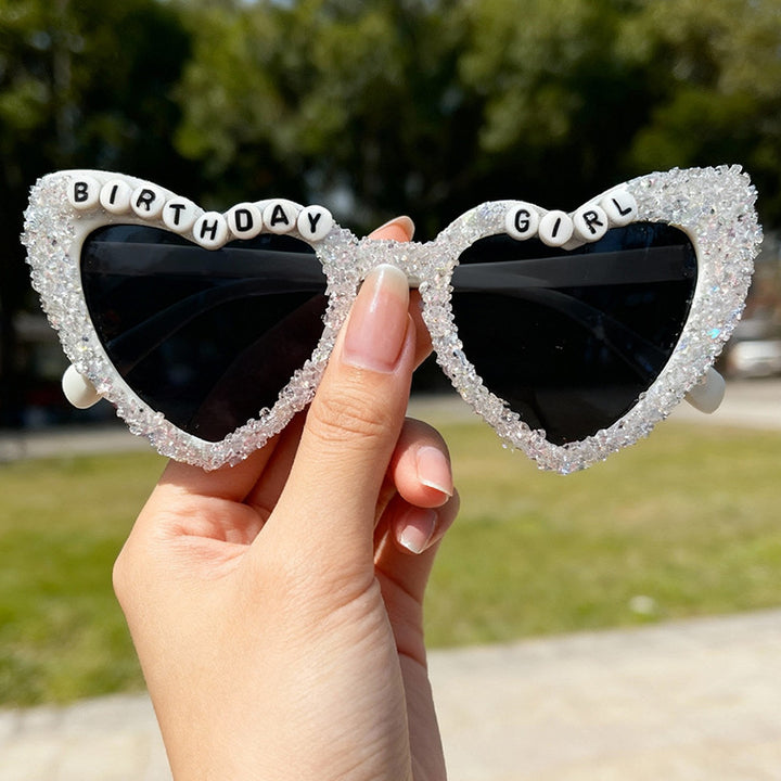 Herzförmige Feier-Sonnenbrille Karnz