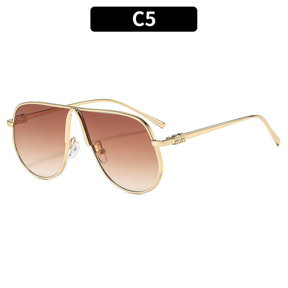 Premium Übergroße Flieger-Sonnenbrille