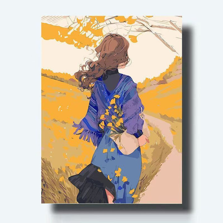 Künstlerischer floraler Leinwanddruck Karnz