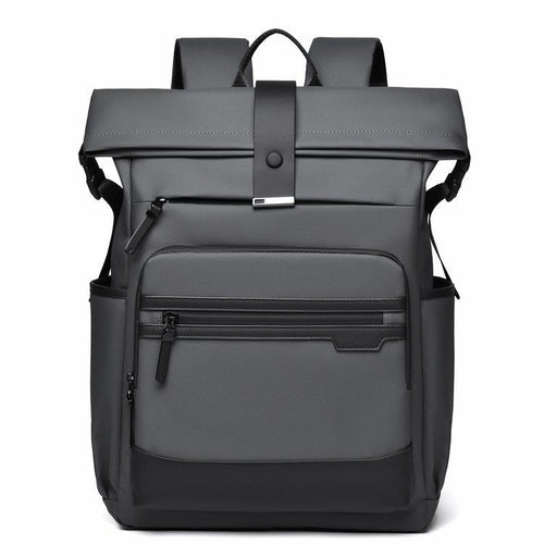 Stylischer Rolltop Laptop-Rucksack
