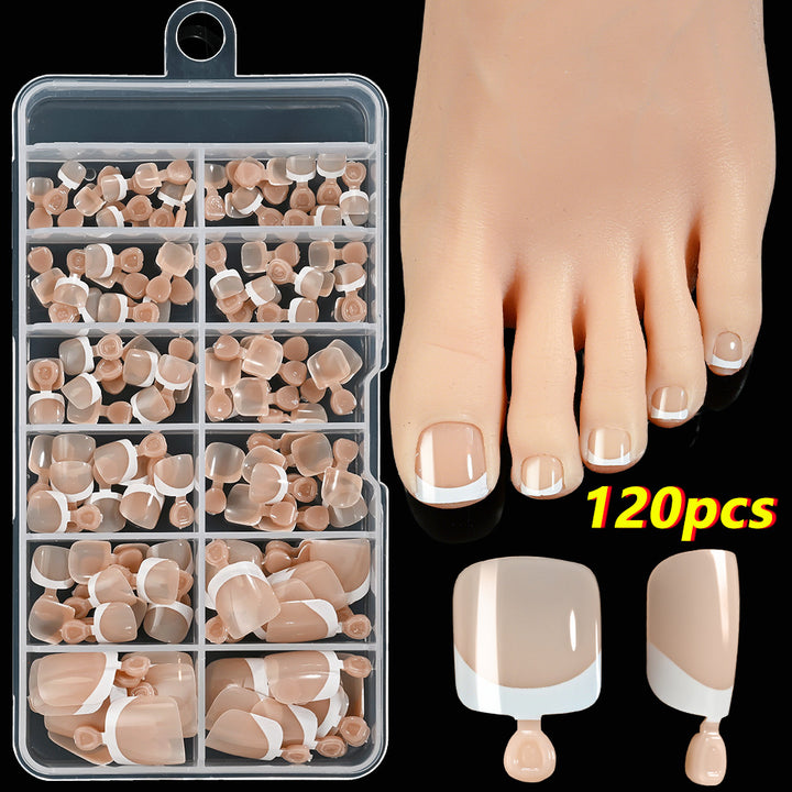 French Tip Gel Fußnagel Set Karnz