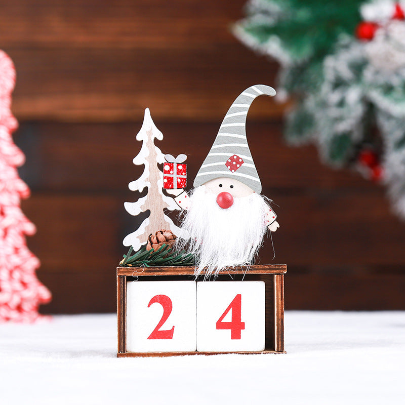 Dekorativer Adventskalender Karnz