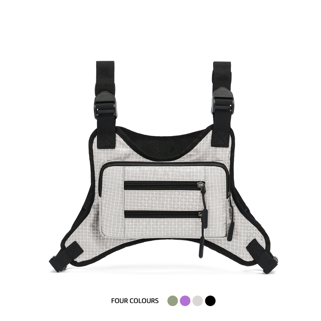 Verstellbare Utility-Brusttasche Karnz
