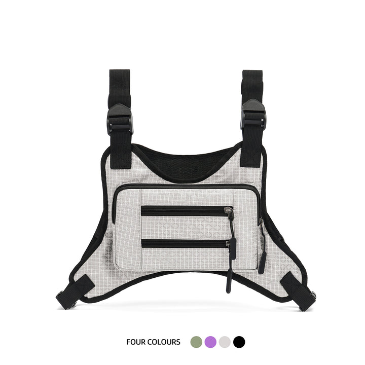 Verstellbare Utility-Brusttasche Karnz
