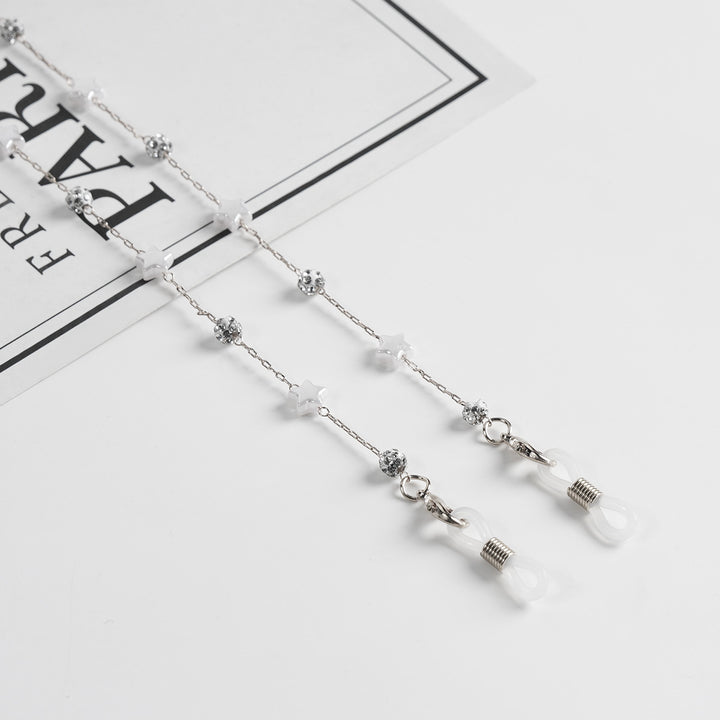 Elegante Perlenbrille Kette Karnz