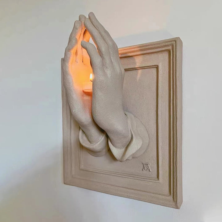 Abstrakte dekorative Wandskulptur