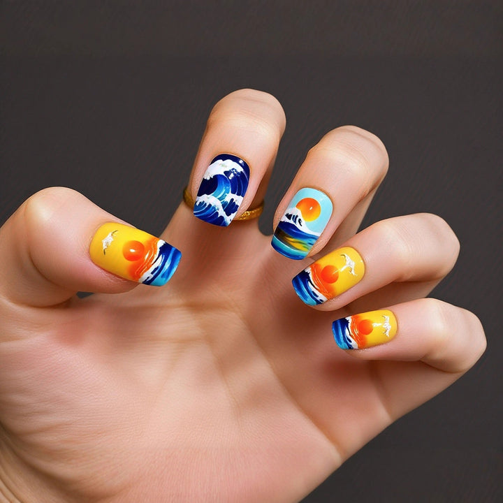 Kunstvolle Nagelverlängerungen mit Eleganten Spitzen Karnz