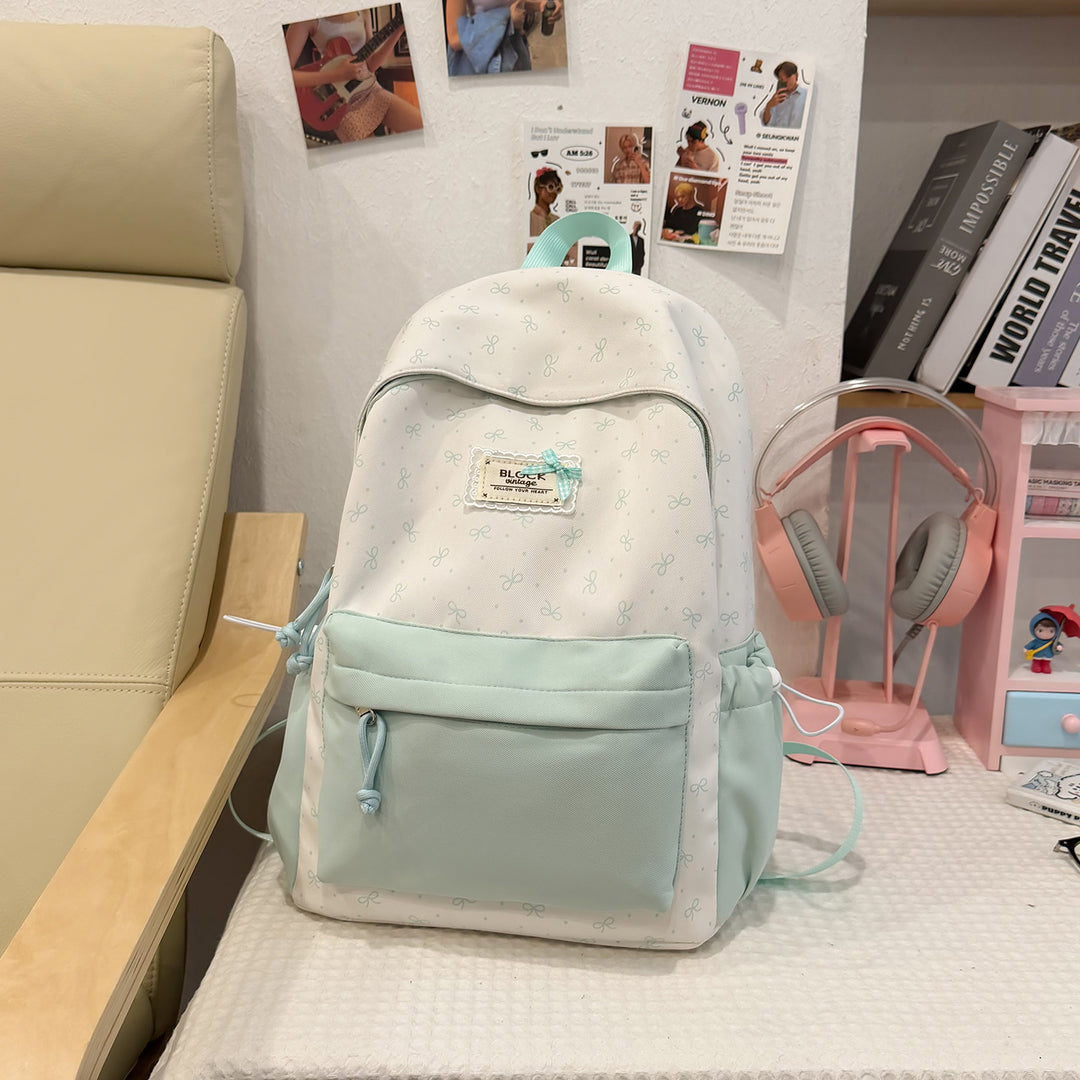 Stylische bedruckte Rucksack mit lustigen Charakterakzenten Karnz