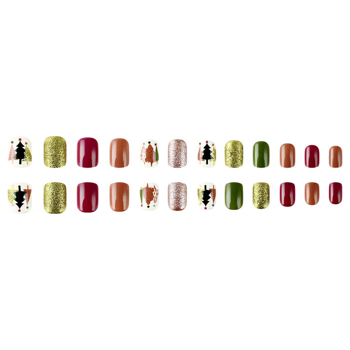 Saisonales Wald-Themen-Nagelkunst-Set Karnz