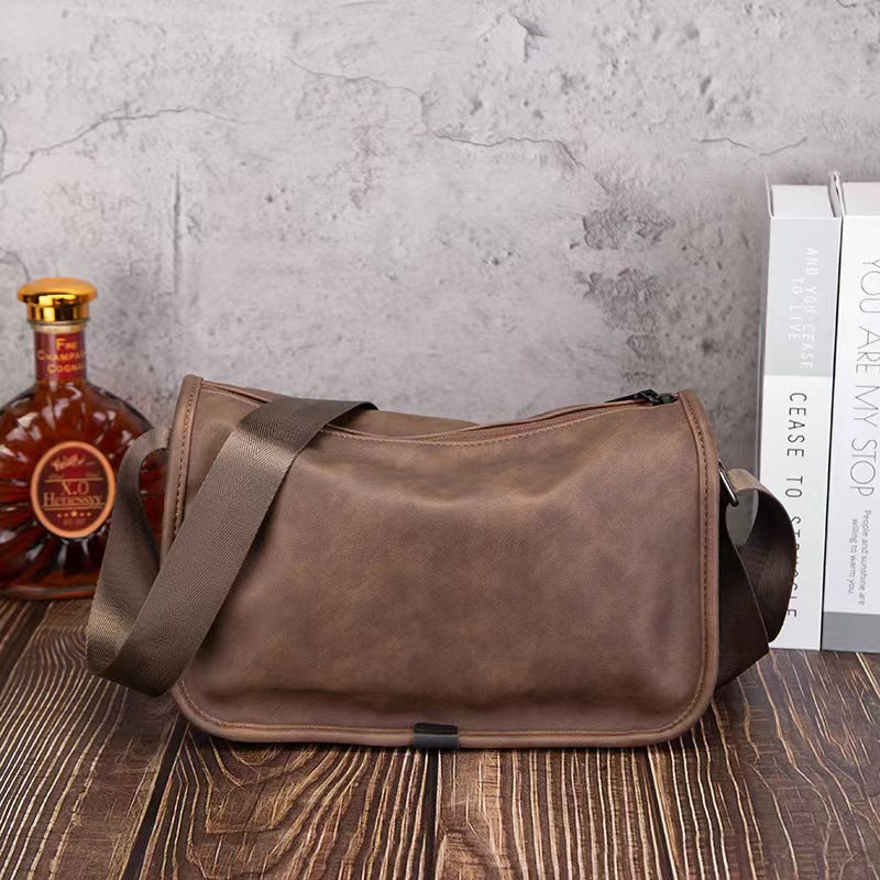 Minimalistische Leder Umhängetasche
