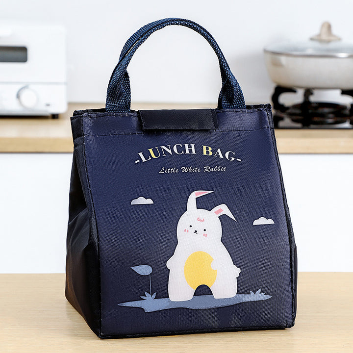 Süße Kaninchen-Themen-Isolierte Lunch-Tasche