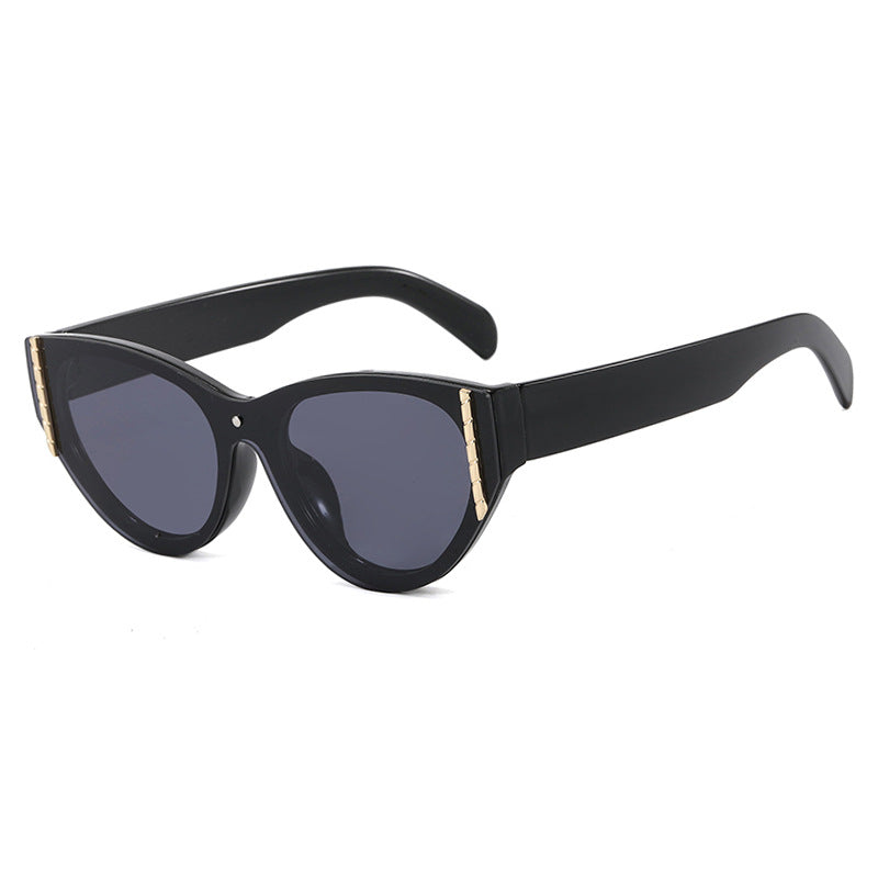 Damen trendige Sonnenbrille mit elegantem Katzenaugen-Design und hochwertigem Rahmen Karnz