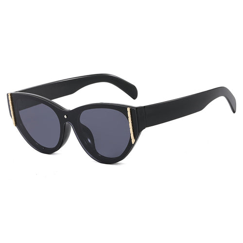 Damen trendige Sonnenbrille mit elegantem Katzenaugen-Design und hochwertigem Rahmen Karnz