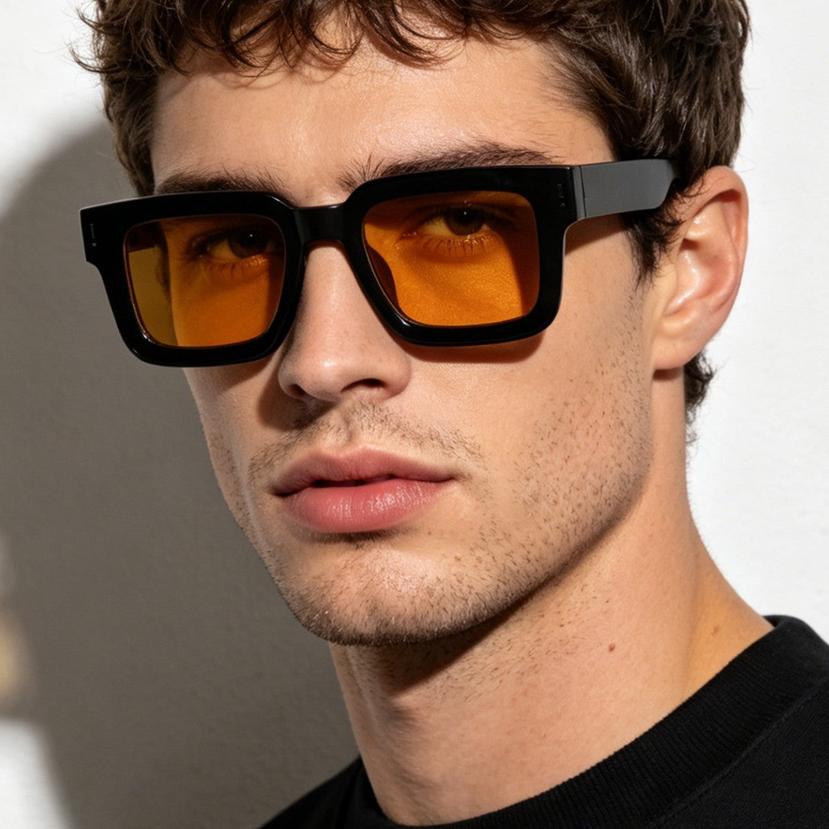 Damen modische quadratische Sonnenbrille mit hochwertigem Rahmendesign Karnz