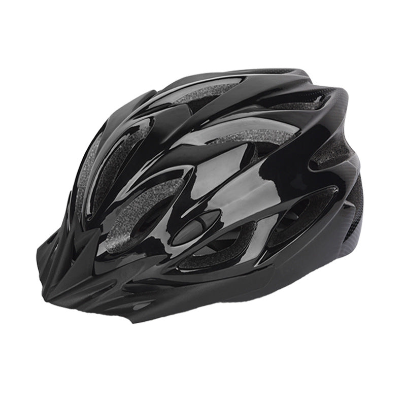 verstellbarer belüfteter Straßen- und Mountainbike-Helm mit Visier und hinten einstellbarem Fit Karnz